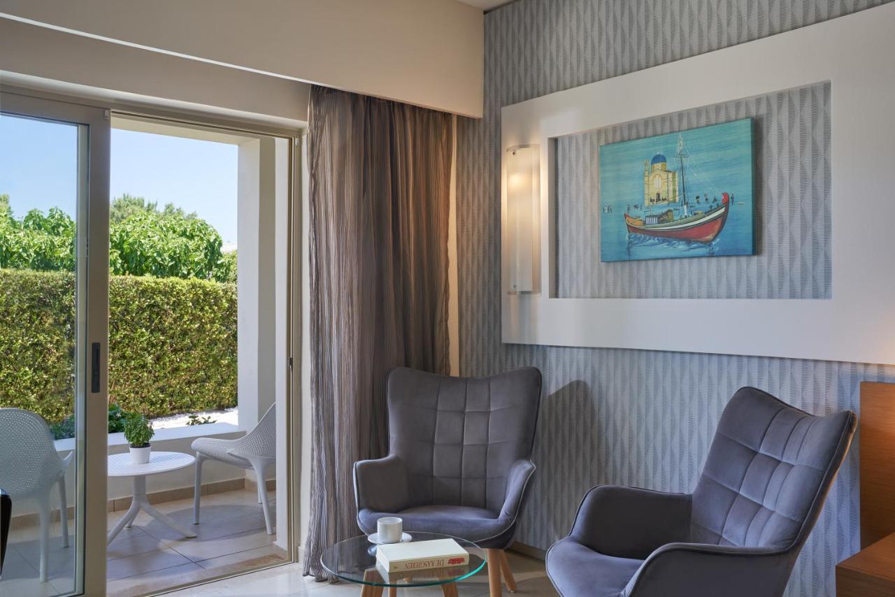 Atlantica Amalthia Beach Hotel - Adults Only Agia Marina Exterior foto